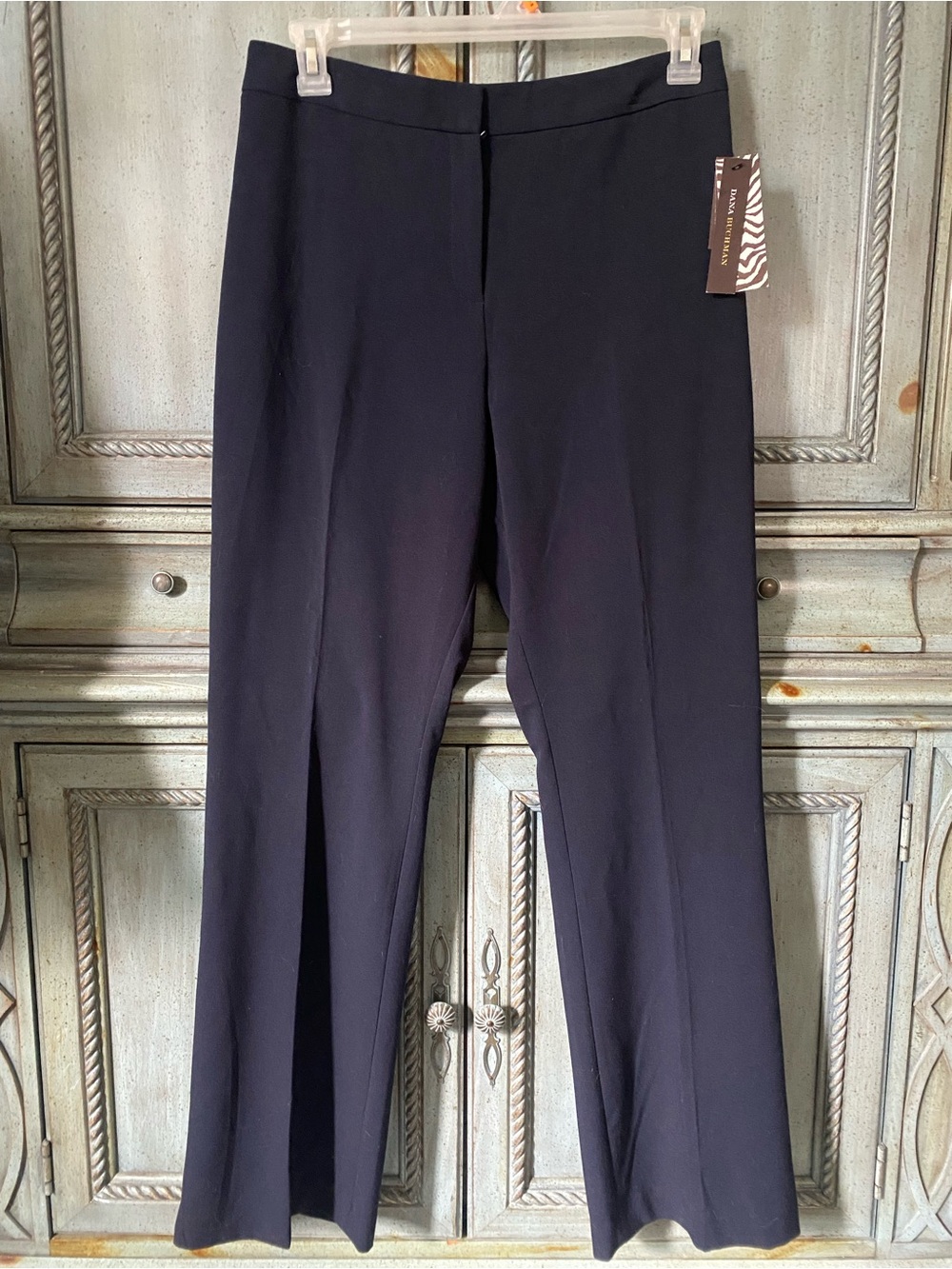 Dana Buchman Navy Blue Boot Cut Dress Pants